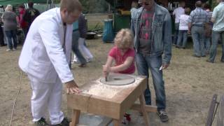 Deutscher Mühlentag an der Bockwindmühle in Wilhelmsaue