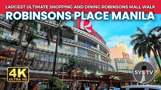 [4K] ROBINSONS PLACE ERMITA MANILA UPDATE WALK TOUR 2025