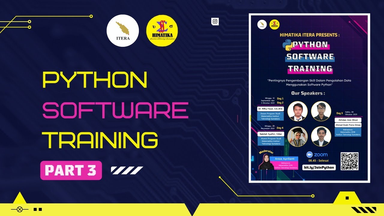 Pelatihan Software Python Part 3 Youtube
