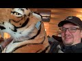 Giant Stuffed Tiger Review | Burton + Burton | WWoR