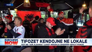 Çmenden tifozët Kuq e Zi! Shpërthen festa me këngën \