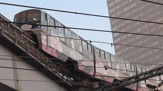 8Kワイド動画🚃東京モノレール10041編成10000形🚝キキ\u0026ララ ラッピング🚝浜松町 行き🚝