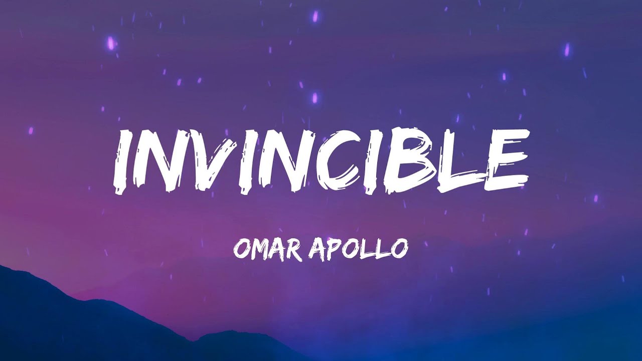Omar Apollo Invincible Lyrics Chords Chordify