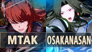 GBVSR:🔥mtak (Beatrix) Vs Osakanasan (Katalina)🔥| High Level Gameplay.