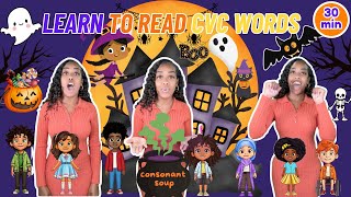 Halloween CVC Words| Vowels and Consonants| Learning with Ms Houston|  Kid Songs + Nursery Rhymes