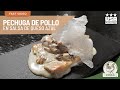 Pechuga de pollo en salsa de queso azul