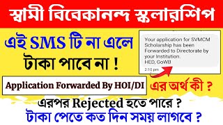 swami vivekananda scholarship 2024 | application forwarded by hoi svmcm | svmcm scholarship 2024-25