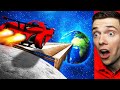 Jumping MOON RAMP With WORLD'S FASTEST CAR (GTA 5)