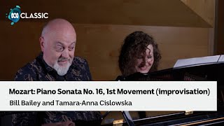 Bill Bailey and Tamara-Anna Cislowska perform Mozart with a cockney twist