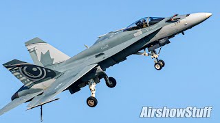 2021 CF-18 Hornet Demonstration (Off Site) - YAM Evening Airshow 2021