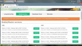 Phalcon Php Framework / 1.2 Windows Installation