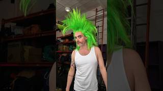 Let's style a wig for the Grinch