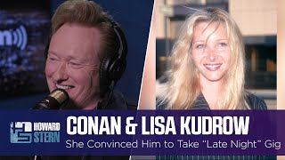 Why Conan O’Brien Credits Lisa Kudrow for His Start on Late-Night TV