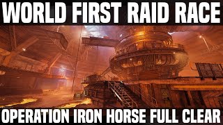The Division 2 | World First Raid Race Operation Iron Horse Full Clear 2nd place