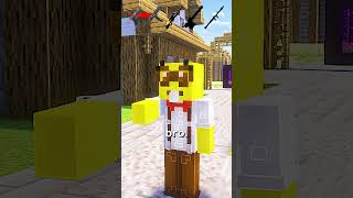 MINECRAFT BUT MY GUN STRONGER EVERY TIME I MAKE SOMEONE CRY! PART 3 #shorts