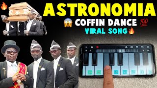 Astronomia Coffin Dance On Piano | Easy & Slow Piano Tutorial | #Shorts #Viral #CoffinDance