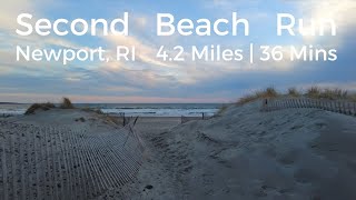 Second Beach Run | Newport, RI | 4.2 miles | 35 mins | Virtual Run