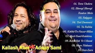 BEST 10 Songs of Adnan Sami & Kailash Kher / Bollywood Romantic Songs - SUPERHIT JUKEBOX