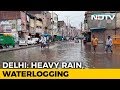 As Heavy Rain Pounds Delhi, Roads Flooded, Waterlogging Hits Traffic