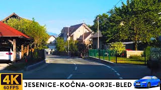 Driving in Slovenia 6: Jesenice, Kočna, Spodnje Gorje, Bled - 4K Car Drive