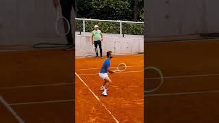 Moutet skills tennis hands