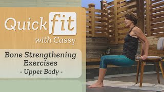 Bone Strengthening Exercises - Upper Body | Quick Fit with Cassy