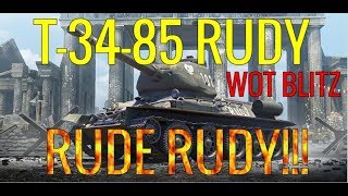 Wot Blitz T 34 85 Rudy Review