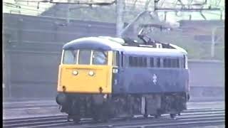 British Rail-Crewe 18 August 1988 inc Roarers!