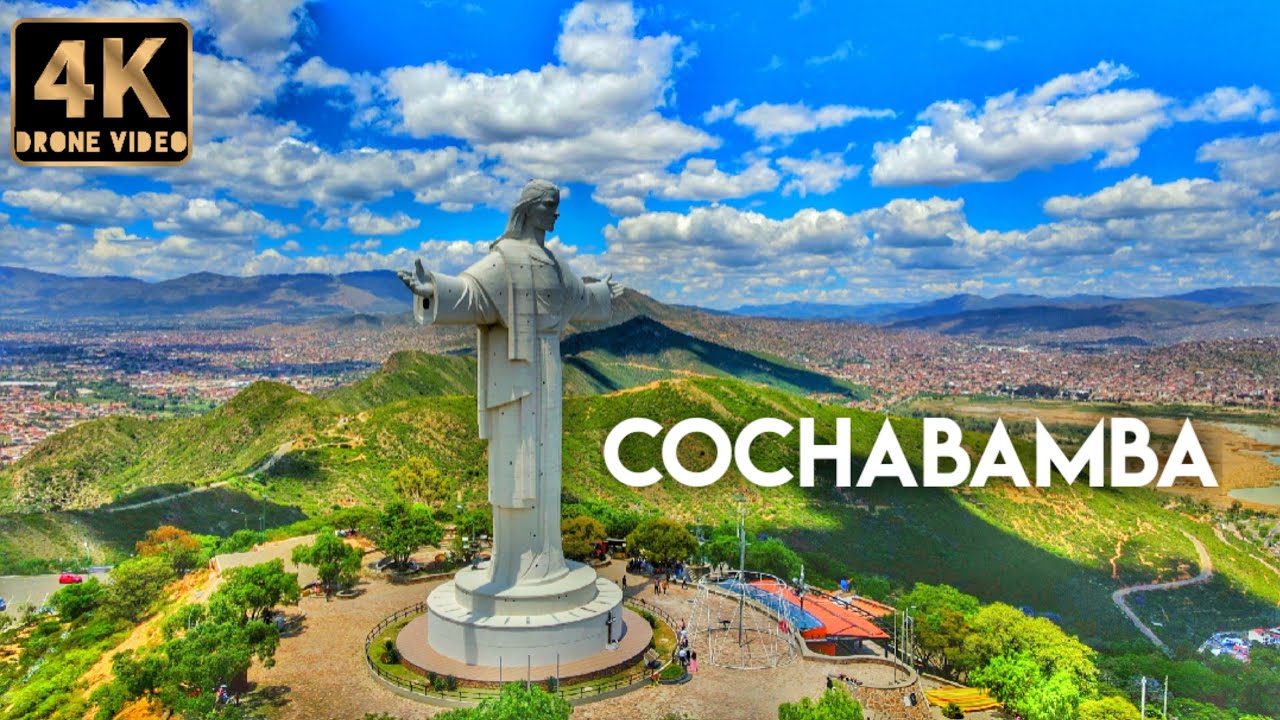 Cristo De La Concordia In Cochabamba Bolivia 4k Drone Youtube