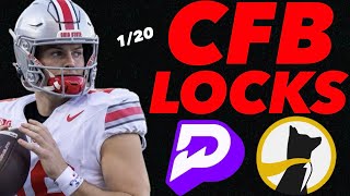 PRIZEPICKS CFB CHAMPIONSHIP MONDAY 1/20/25 - FREE PICKS!!!  (CRAZY CFB SZN!!!) - BEST PLAYER PROPS