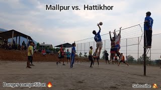 Mallpur Vs. Hattikhor Volleyball Game Atentaii Utkrista Game 💗#nawalpur #volleyball