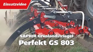 Saphir Grünlandstriegel Perfekt GS 803 mit Saphir DrillStar