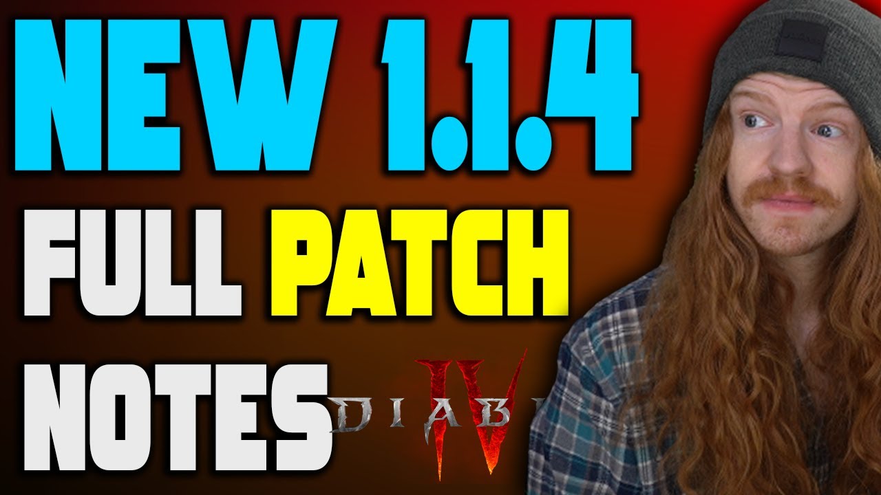 Diablo 4 - NEW UPDATE! Full Patch Notes Info / Reaction - YouTube