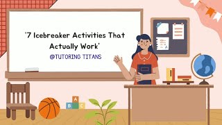 β7 Icebreaker Activities That Actually Workβ#Middleschool #funwithstudents #student engament tips