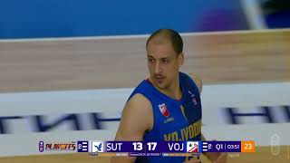 NLB ABA League 2 2023/24, QF Round 1 match: Sutjeska Elektroprivreda - Vojvodina mts (10.4.2024)