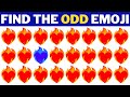 Test Your Eyes - 43 | Find the Odd Emoji | Emoji Challenges