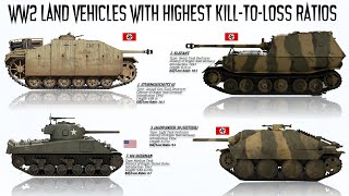 The 7 WWII Land Vehicles with Highest Kill-to-Loss Ratios
