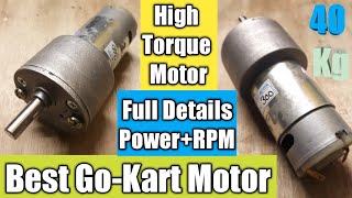 Go-kart, E-Cycle Motor, 12v High Torque Gear Motor