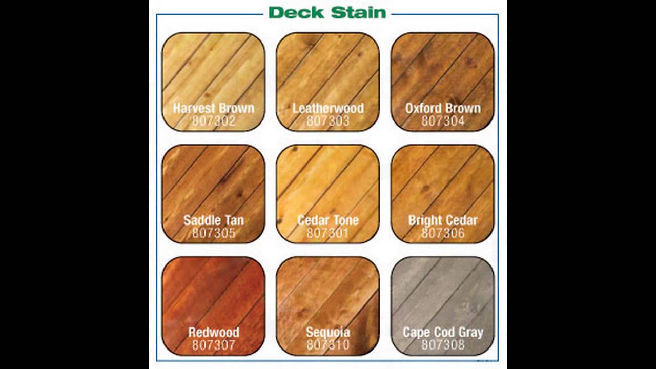 Wood: Wood Stain Colors