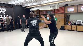 Filipino Martial Arts Dirty Boxing (Panantukan) - Options from the Left Zone with an Inside Strike