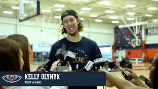 Kelly Olynyk on his experience, Zion Williamson | New Orleans Pelicans