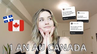 1 AN DE PVT AU CANADA : LE BILAN