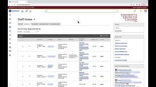 A.AC.T. Navigate: Viewing Upcoming Appointments