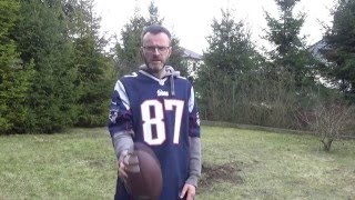 How to throw an American football