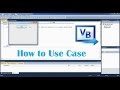 How to Use Select Case in Visual Basic (visual studio)