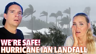 WE'RE SAFE 🙏 HURRICANE IAN DECIMATES FLORIDA'S WEST COAST😱 MASSIVE FLOODING IN FORT MYERS AND NAPLES