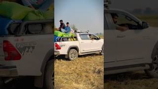 Toyota Hilux in fields #trendingshorts #shortsfeed #hilux #shorts #toyotahilux