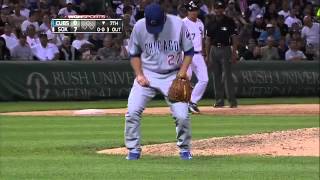 2012/06/20 Coleman hit by broken bat