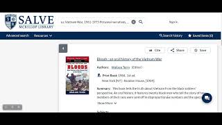 Using Library of Congress Subject Headings to find Primary Sources in Books