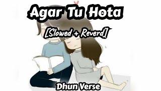 AGAR TU HOTA - Slowed & Reverb | Ankit Tiwari | Baaghi | Lofi - Dhun Verse @DhunVerse
